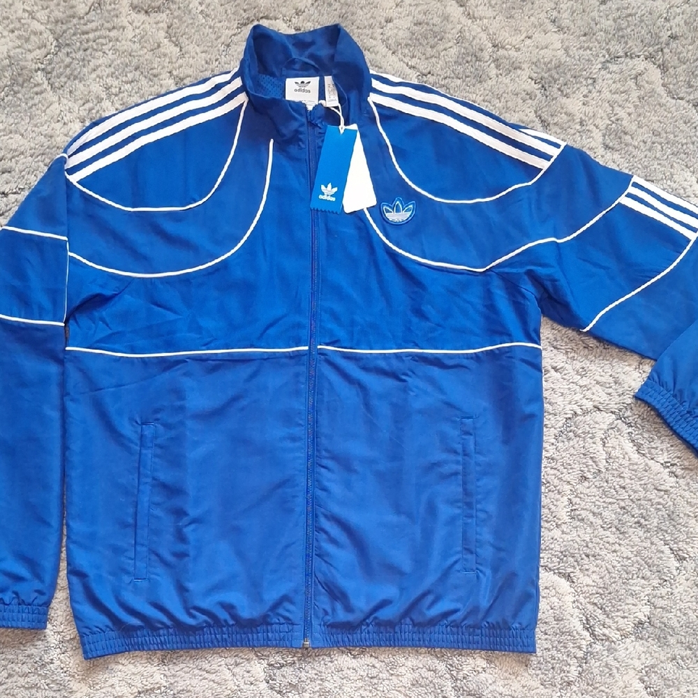 Adidas Mens Full Zip Track Jacket Size M NWT